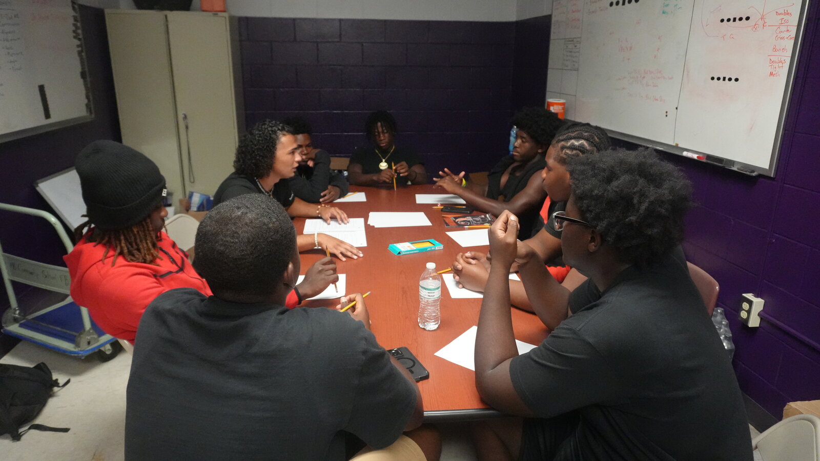 A one-on-one coaching conversation