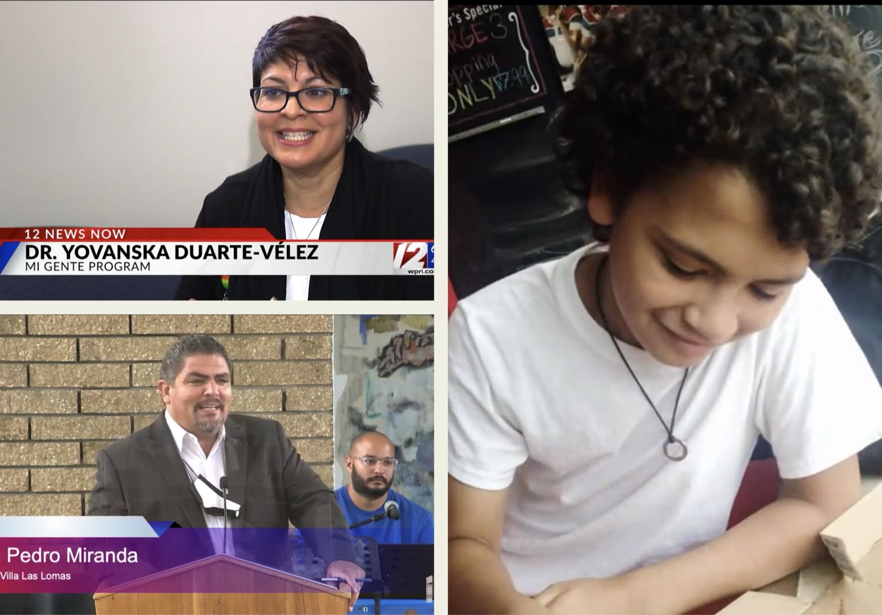 Local news coverage of Daniel's parents, Dr. Yovanska Duarte-Vélez and Pedro Miranda